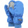 Barts Nylon Mitt Handschuhe blue blau 3 (4 - 6 Jahre)