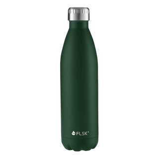 FLSK Trinkflasche Edelstahl 750 ml forest grün matt