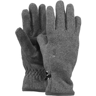 Barts Fleece Gloves Kids Handschuhe grau heather grey 5 (8 - 10 Jahre)