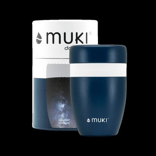 muki Snackpot Edelstahl 250 ml midnight navy blau