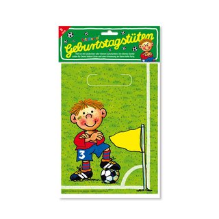 Lutz Mauder Geburtstagstüten Fritz Flanke Fussball grün 8 Stück