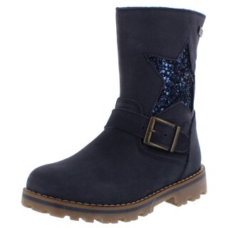 Micio Winterstiefel blu blau warm gefüttert Lammfell
