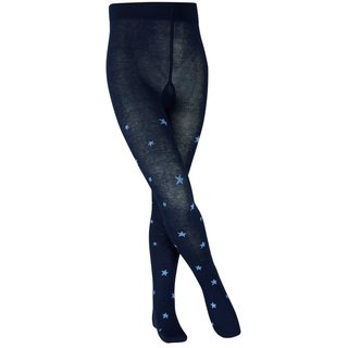 Falke Strumpfhose marine blau mit hellblauen glitzer Sternen