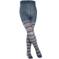 Falke Strumpfhose light denim blau gestreift