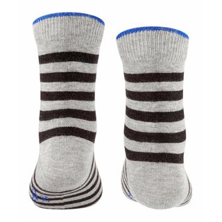 Falke Socken Double Stripe grau dunkelgrau gestreift