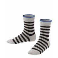 Falke Socken Double Stripe grau dunkelgrau gestreift