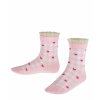 Falke Socken Vichy Check rosa mit Schachbrettmuster