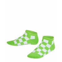 Falke Socken Chequerboard Kinder Sneakersocken grün weiß