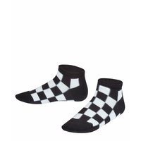 Falke Socken Chequerboard Kinder Sneakersocken schwarz weiß