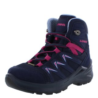Lowa Halbschuhe Innox Pro GTX® Mid Junior navy berry blau pink
