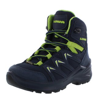 Lowa Halbschuhe Innox Pro GTX® Mid Junior stahlblau limone
