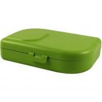 ajaa! Brotbox grün mit Trennsteg plastikfrei
