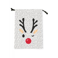 Grafik Werkstatt Geschenkbeutel - Red Nose Elch