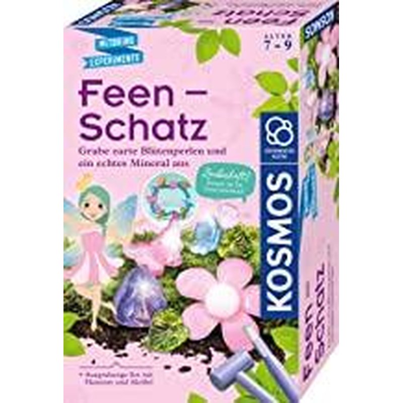 KOSMOS Feen-Schatz: Set Esperimenti Per Bambini Dai 6 Anni – Crea La Tua Fata Con Perle UV Che Cambiano Colore!