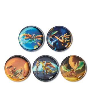 Ergobag Klettie-Set Flugdrache matt 5 Kletties