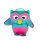 Affenzahn Kindergartenrucksack Kleine Freunde Eluise Eule pink mint