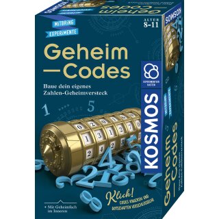 Kosmos Experimentierkasten Mitbring-Experimente Geheim Codes