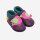 Orangenkinder Lederschläppchen Krabbelschuhe Birdie aubergine blau