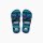 Reef Zehenstegsandale Ahi Kids deep sea stripes blau aqua