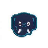 Affenzahn Kinderrucksack Klett-Badges Kletties Elefant blau