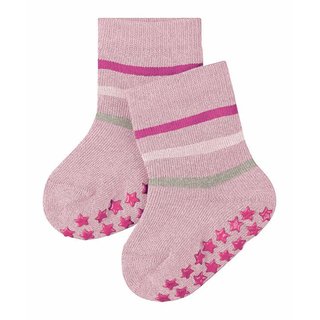 Falke Stoppersocken Catspads rosa grau weiss pink gestreift