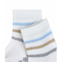 Falke Stoppersocken Catspads weiss grau hellblau gestreift