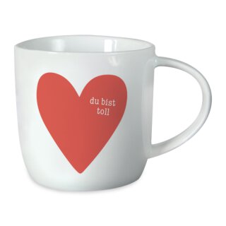 Grafik Werkstatt Gute Laune Tasse du bist toll