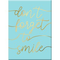 Moses Verlag Magnetlesezeichen Dont`t forget to smile