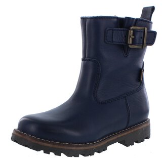Froddo Stiefel Winterstiefel blue blau Leder warm gefüttert Wolle