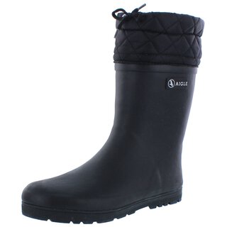 Aigle Gummistiefel Woody Warm noir schwarz gefüttert 24