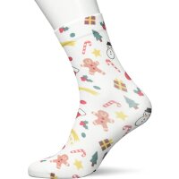 Falke Stümpfe weiss Weihnachten Nikolaus