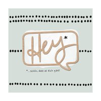 Grafik Werkstatt Doppelkarte Quadratisch Astrein klein