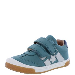 Bisgaard Halbschuhe Johan aqua türkis Klettverschluss