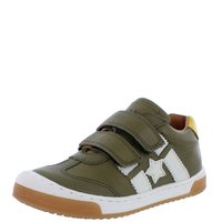 Bisgaard Halbschuhe Johan army grün Klettverschluss