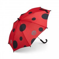 Affenzahn Regenschirm Marienkäfer rot schwarz