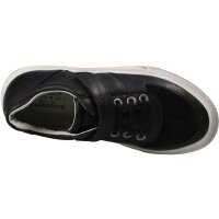 Däumling Halbschuhe Bosse nero schwarz Klettverschuss Weite schmal