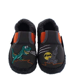 Giesswein Hausschuhe Altensteig anthrazit Drache grün