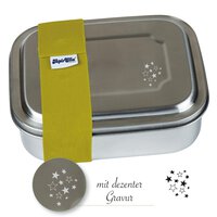 Lutz Mauder Lunchbox Edelstahl TapirElla Sterne grün
