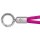 17;30 Schlüsselanhänger Skipper 6 mm beere pink