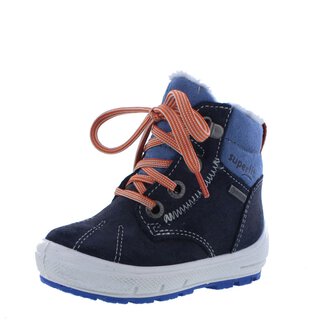 Superfit Winterstiefel Schnürboots Groovy blau rot Weite M mittel