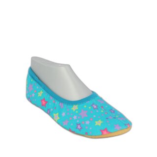 Beck Gymnastikschuhe Turnschläppchen Sternchen türkis