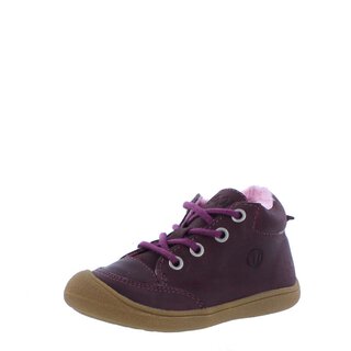 Vadolino Halbschuhe Chuck Barfußschuh aubergine leicht gefüttert Weite medium