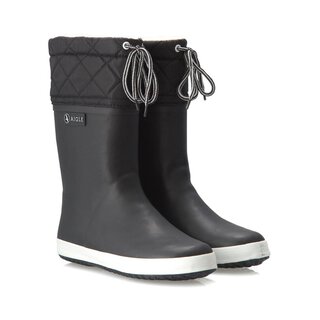 Aigle Gummistiefel Giboulee 2 noir blanc schwarz