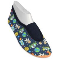 Beck Gymnastikschuhe Turnschläppchen Space blau 32
