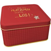 Grafik Werkstatt Keksdose Auf die Plätzchen fertig...