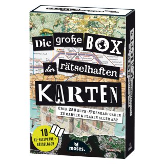 Moses Verlag Die große Box der rätselhaften Karten