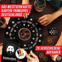 Denkriesen Klattschen Trinkspiel schwarz