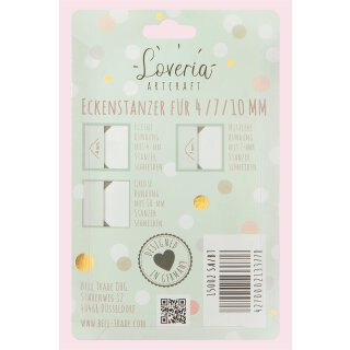 Loveria Eckenstanzer für 4 / 7 / 10 mm