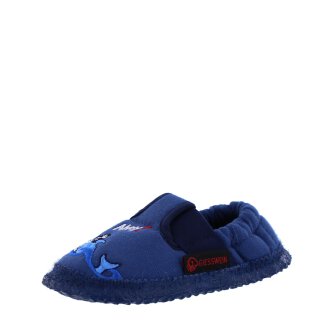 Giesswein Hausschuhe Aindling jeans blau mit Pirat