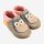 Orangenkinder Lederschläppchen Krabbelschuhe mit Sohle Amigo Eule rosa braun